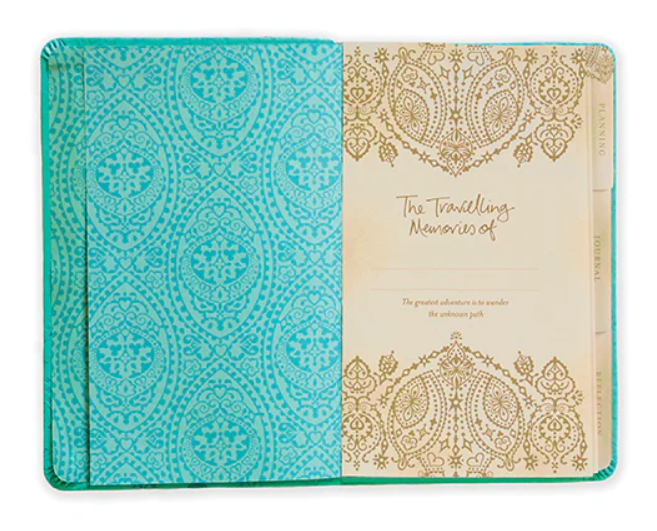 Intrinsic Travel Journal 'Awaken the Brave' - Turquoise Twist