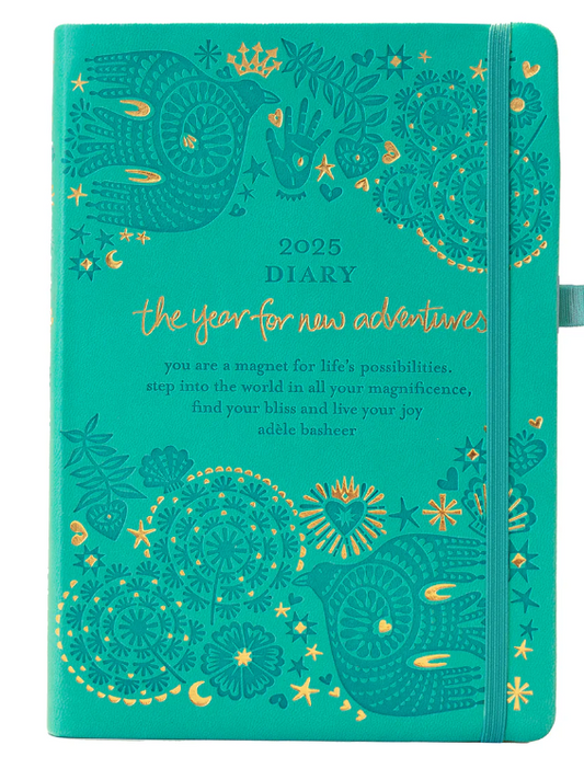 Intrinsic 2025 Diary - The Year for New Adventure - Turquoise