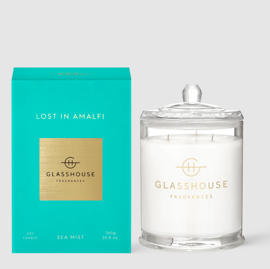 Glasshouse 760g Candle - Lost in Amalfi