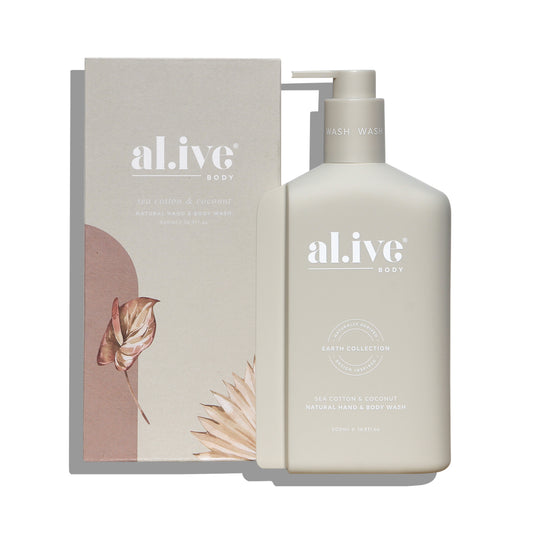 al.ive body - Sea Cotton & Coconut Hand & Body Wash