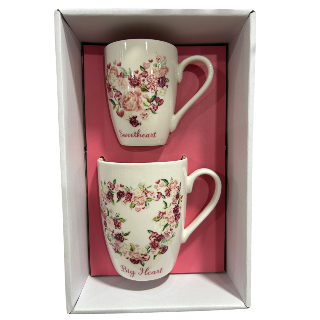 Mini Me Heart 2 Piece Mug Gift Set