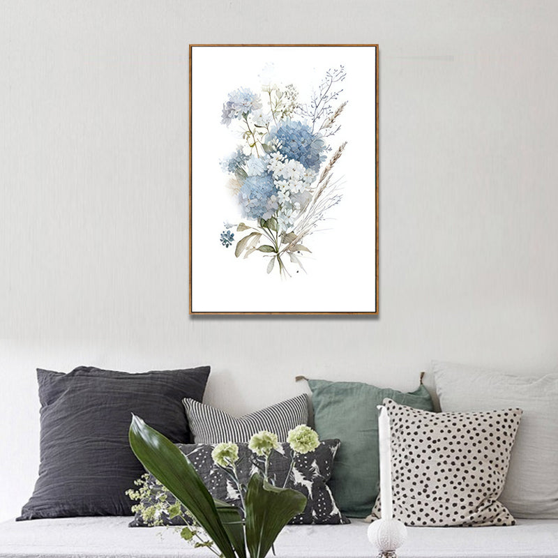 Blue Hydrangeas Wall Art