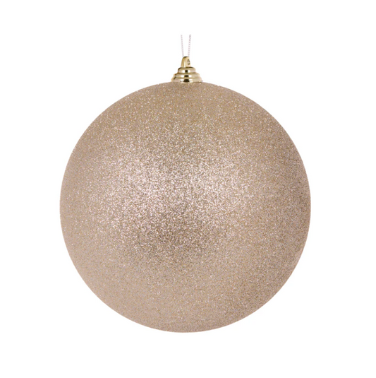 Champagne Glitter Bauble - 20cm