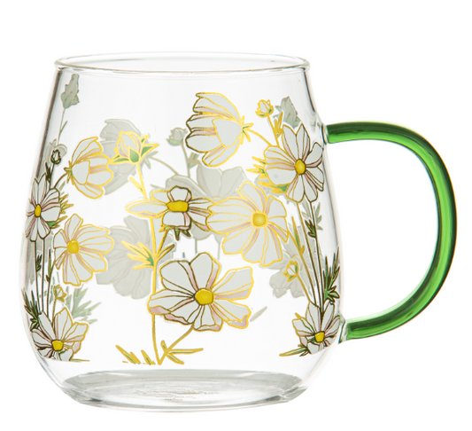 Fleurette Glass Mug