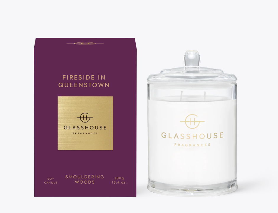 Glasshouse Fireside in Queenstown Candle