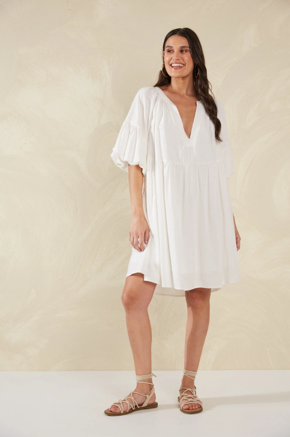 Florence Dress - Bianco