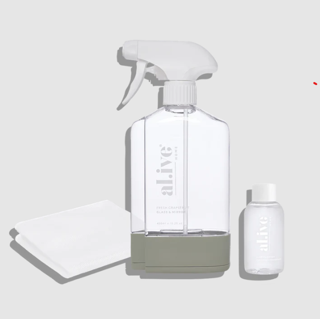 al.ive body Glass & Mirror Cleaning Kit