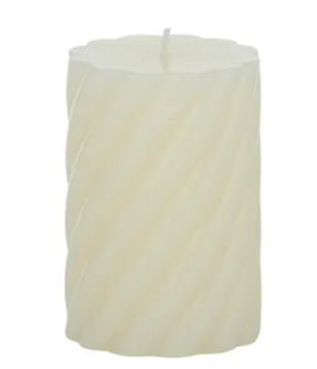 Twist Pillar Candle 7X10CM