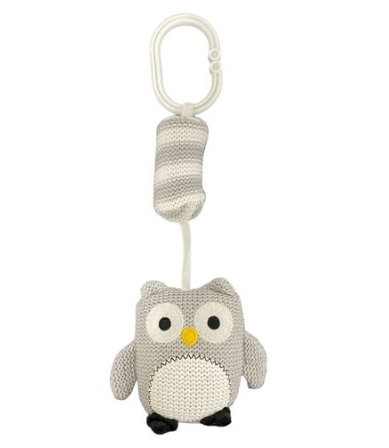 Knitted Owl Chime Toy
