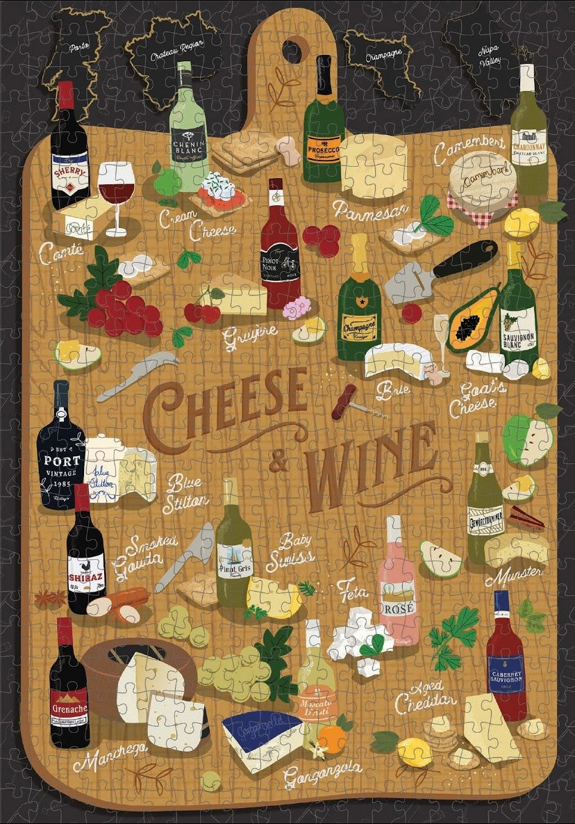 Cheese & Wine 500 piece Jigsaw Puzzle