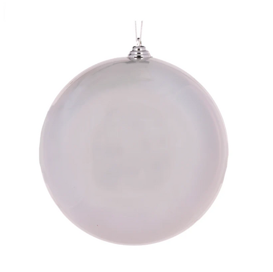 Silver Pearl Bauble - 20cm