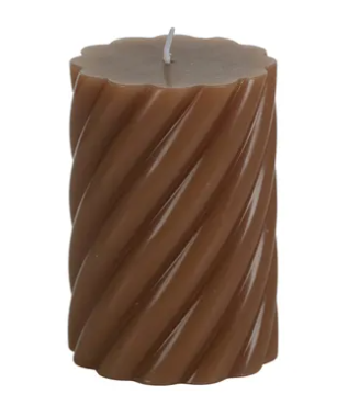 Twist Pillar Candle 7X10CM