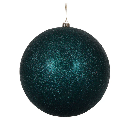 Luxe Teal Glittered Bauble - 30cm