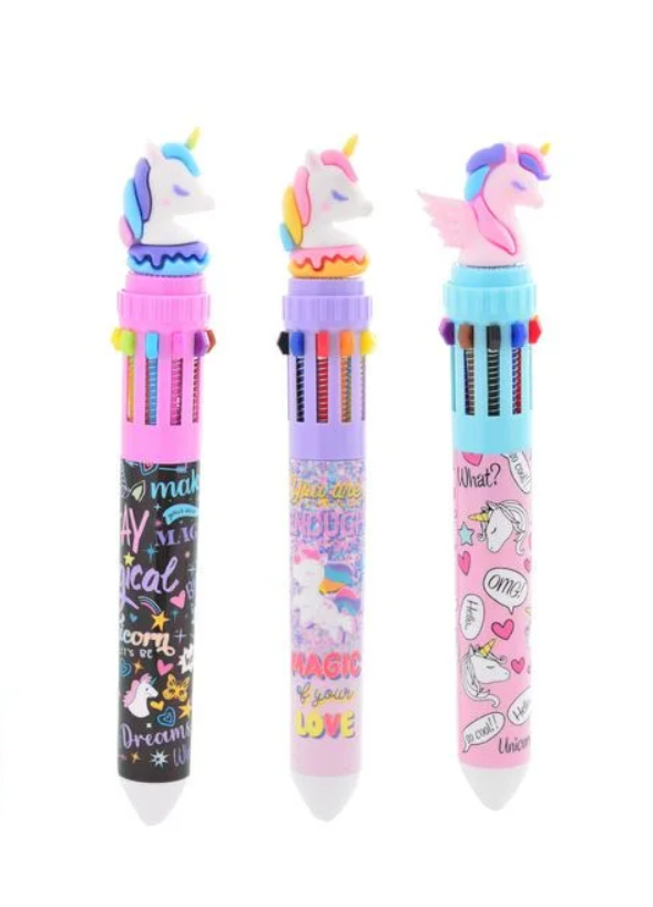 10 in 1 Unicorn Pen