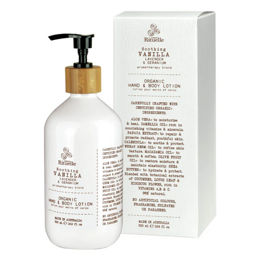 Soothing Vanilla Organic Hand & Body Lotion