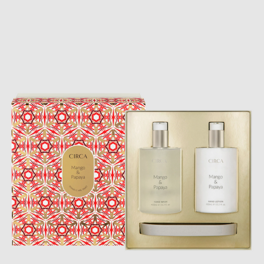 Circa 900ml Christmas Hand Care Duo - Mango & Papaya