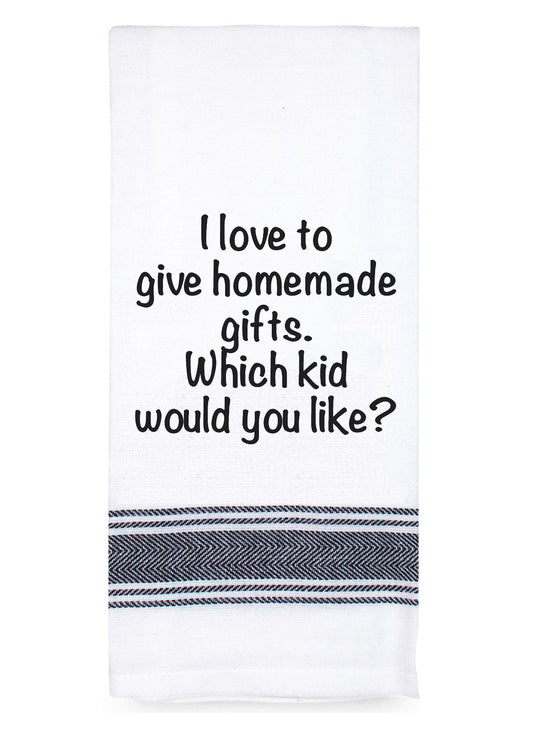 Tea Towel "Homemade Gift" Saying