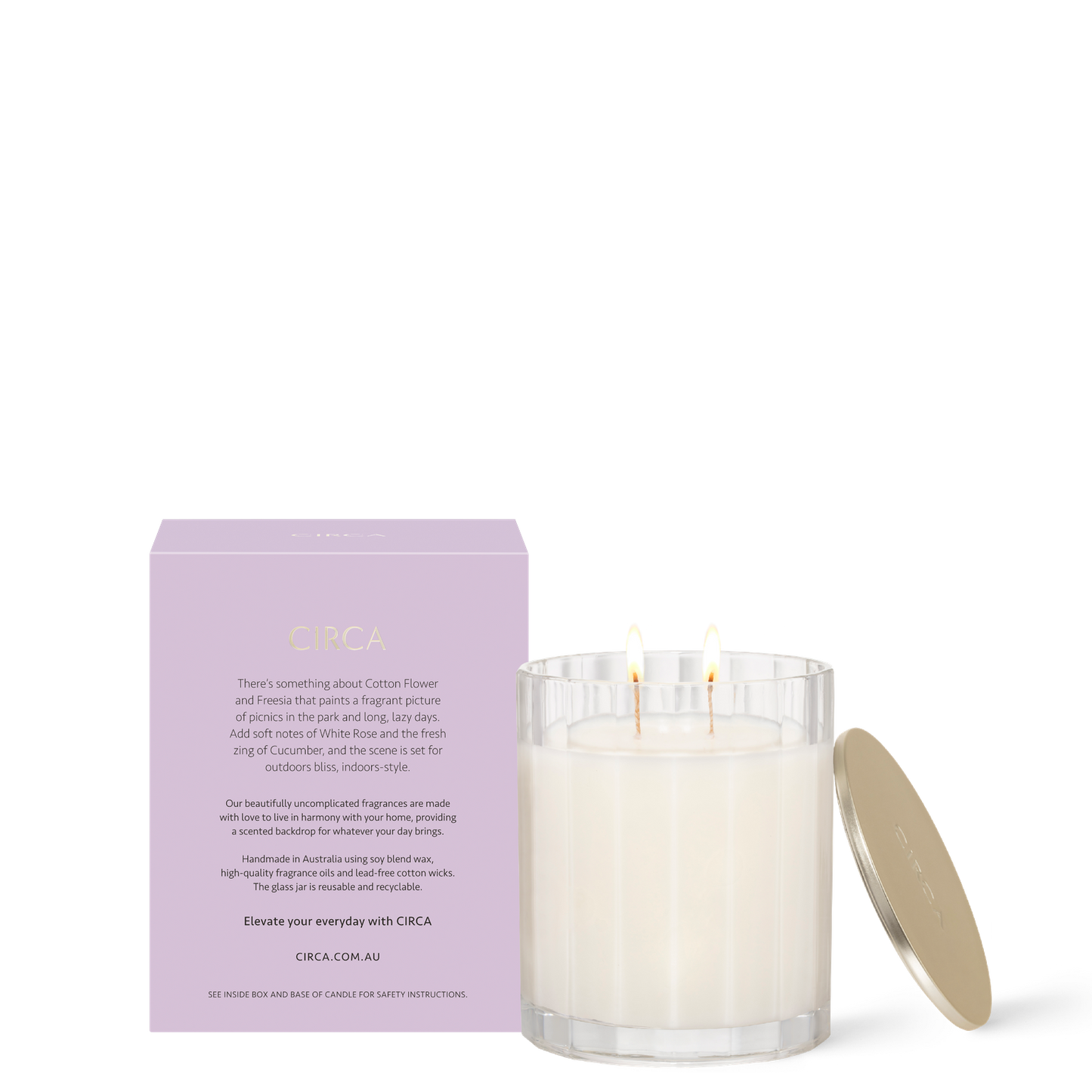 Circa Cotton Flower & Freesia Soy Candle