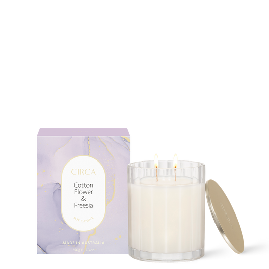 Circa Cotton Flower & Freesia Soy Candle