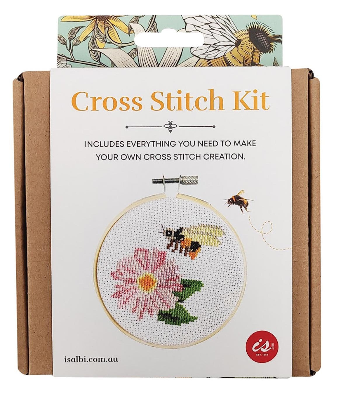 Cross Stitch Kit Bee - Isalbialbi – National Museum Australia