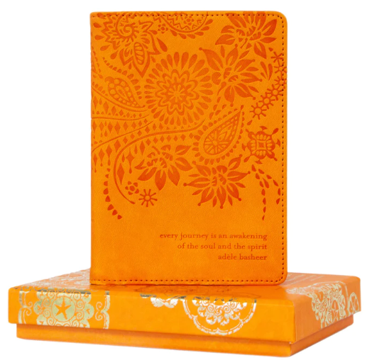 Intrinsic Passport Wallet "Every Journey is an Awakening" Sunrise Orange